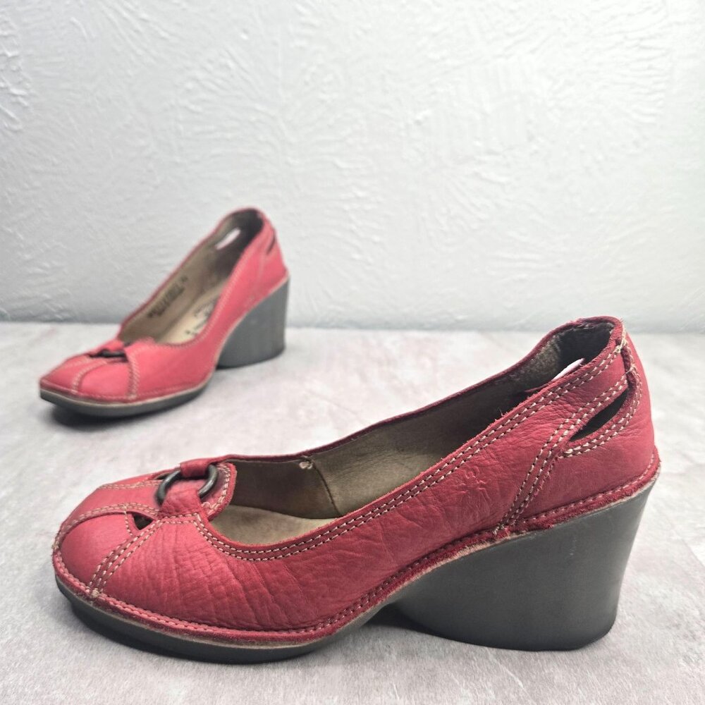 Fly London Wedge Heel Pumps Sz 36 EU, 5.5-6 US Retro Look